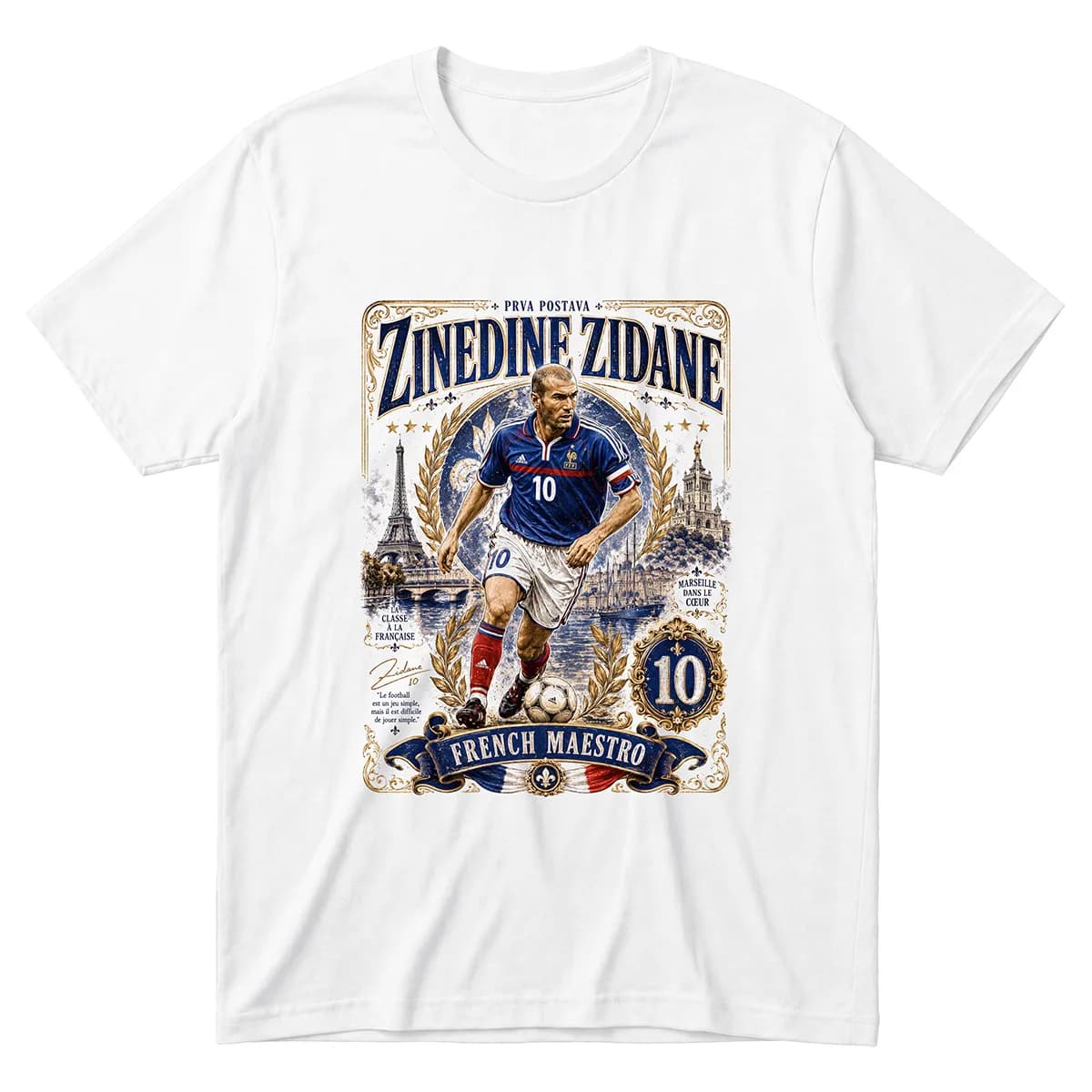 Zinedine Zidane French Maestro Majica image