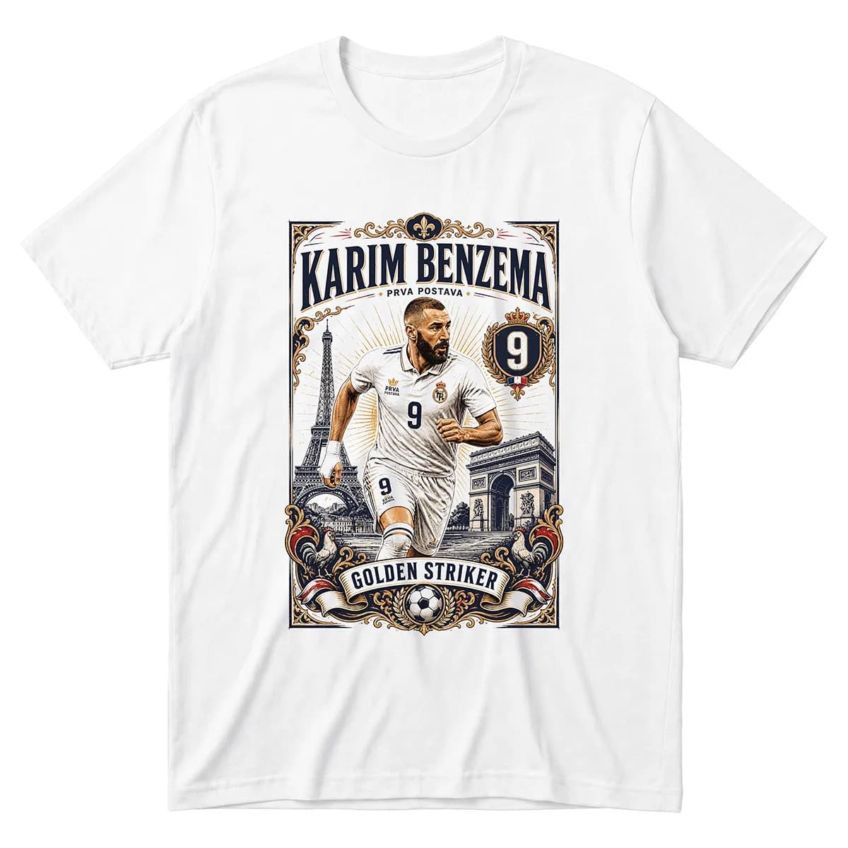 Karim Benzema Golden Striker Majica image